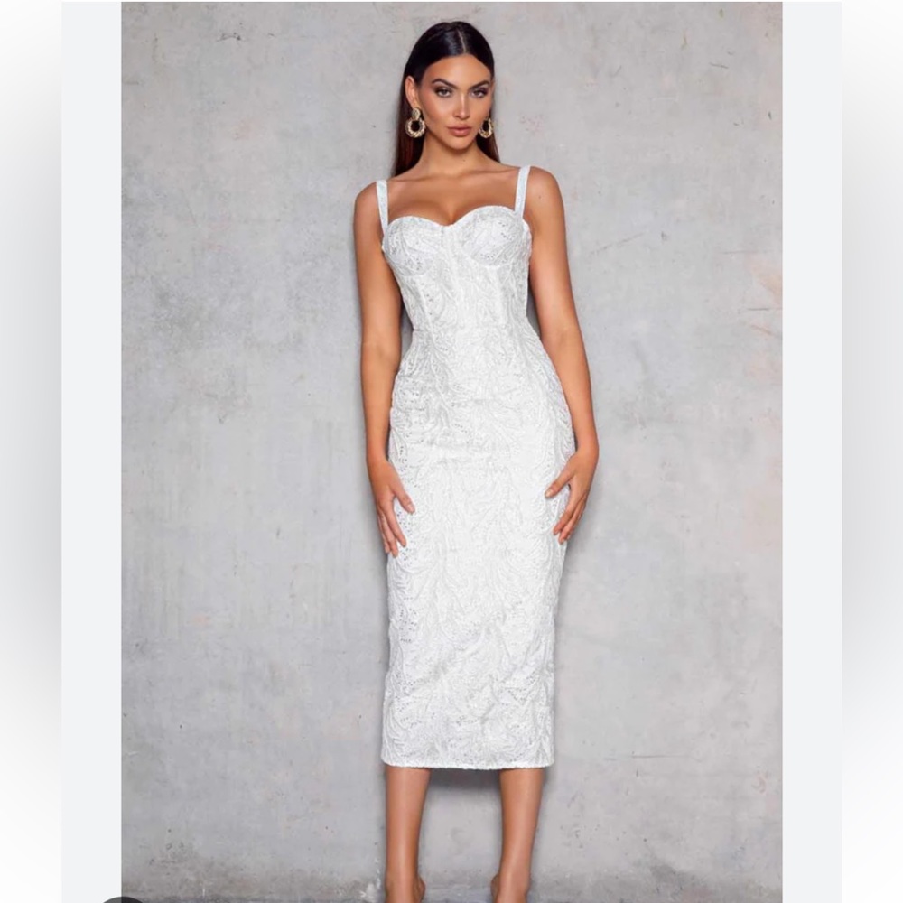 Gorgeous dress with tags- purchased and never worn.